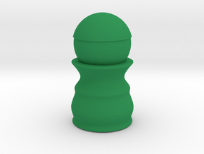Pawn - Bullet Series in Green Smooth Versatile Plastic