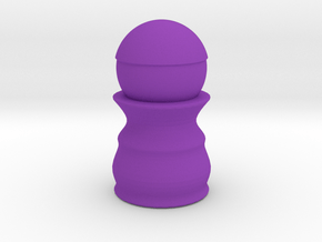 Pawn - Bullet Series in Purple Smooth Versatile Plastic