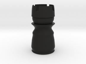 Rook - Bullet Series in Black Smooth Versatile Plastic