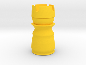 Rook - Bullet Series in Yellow Smooth Versatile Plastic