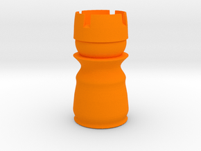 Rook - Bullet Series in Orange Smooth Versatile Plastic