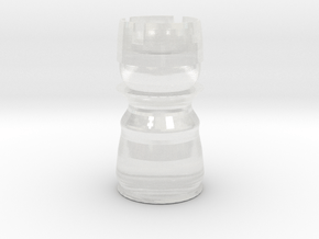 Rook - Bullet Series in Clear Ultra Fine Detail Plastic