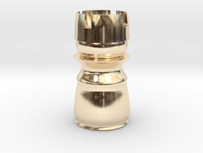 Rook - Bullet Series in 9K Yellow Gold 