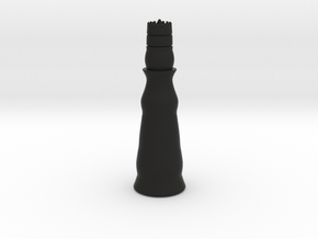 Queen - Bullet Series in Black Smooth Versatile Plastic
