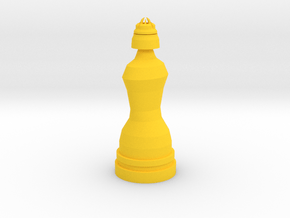 Queen - Droid Series in Yellow Smooth Versatile Plastic