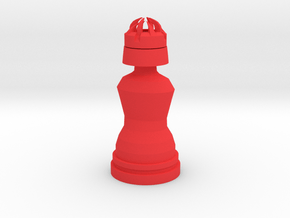 King - Droid Series in Red Smooth Versatile Plastic