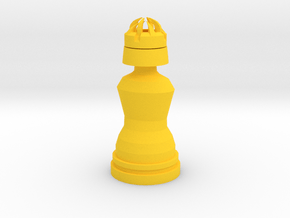 King - Droid Series in Yellow Smooth Versatile Plastic