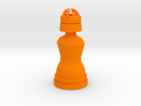 King - Droid Series in Orange Smooth Versatile Plastic
