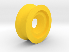Stretcher : Tunnel with interior relief detail in Yellow Smooth Versatile Plastic