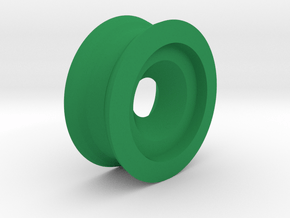 Stretcher : Tunnel with interior relief detail in Green Smooth Versatile Plastic