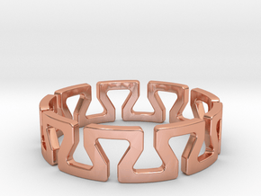 Amazonas Ring all sizes, multisize in Polished Copper: 10 / 61.5