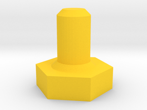 01 Set Part 2 - Hand Stand in Yellow Smooth Versatile Plastic: Small