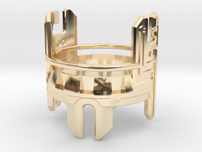 KR 5pectre Five - Master Chassis Part10 in 14k Gold Plated Brass