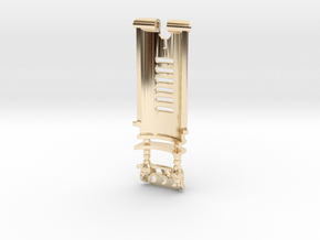 KR 5pectre Five - Master Chassis Part7 in 14k Gold Plated Brass