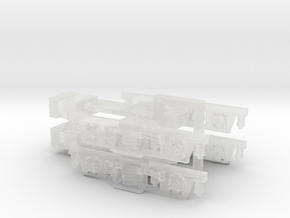 SIG-29 Drehgestelle in Clear Ultra Fine Detail Plastic: 1:120 - TT