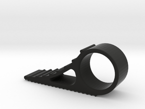 Door Stoper in Black Smooth Versatile Plastic: Small