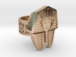 Pharaoh Ring in 9K Rose Gold : 10 / 61.5