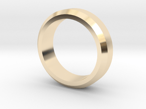 Seno Ring - Simplistc Collection in 9K Yellow Gold : 4 / 46.5