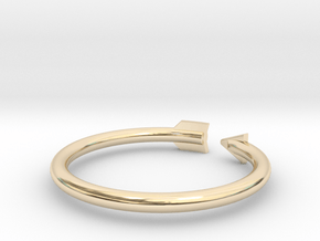 Arrow Ring All sizes, Multisize in 9K Yellow Gold : 12 / 66.5
