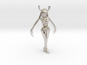 Bikini Tohru -Kobayashi-san Chi no Maid Dragon in Rhodium Plated Brass