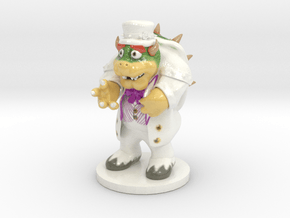 Bowser in Smooth Full Color Nylon 12 (MJF)