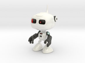 Cute Robot in Glossy Full Color Sandstone