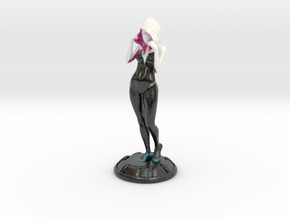 Spider Gwen Stacy in Glossy Full Color Sandstone