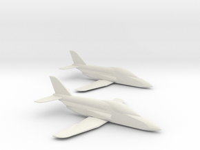 6_5 cm Aeralis 2 seat jet trainers in White Natural Versatile Plastic