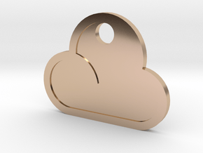 Custom Cloud pendant in 9K Rose Gold 