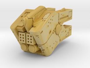 LOGH Imperial Gunship(Railgun + Warhead) 1:2000  in Tan Fine Detail Plastic