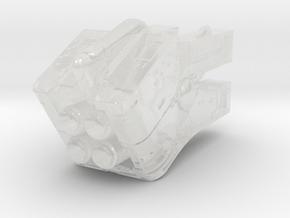 LOGH Imperial Gunship(Warhead) 1:2000 in Clear Ultra Fine Detail Plastic