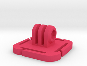 2-Way MOLLE Mount for GoPro Camera (3 Prong) in Pink Smooth Versatile Plastic