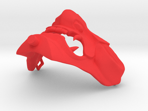 Ghost Ninja Mask in Red Smooth Versatile Plastic