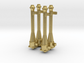 EP46 NSR gate posts in Natural Brass