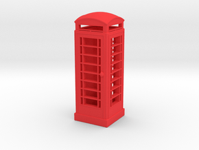 EP726 K6 Phone Box  in Red Processed Versatile Plastic