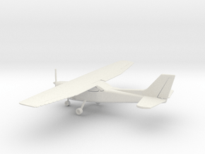 1/100 Scale Cessna 172 in White Natural Versatile Plastic