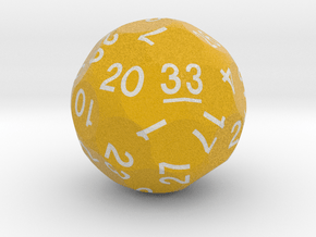 d33 Optimal Packing Sphere Dice in Natural Full Color Sandstone