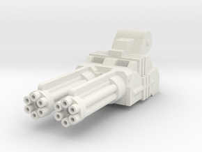 Transformer Battle Gun Replacement in White Natural Versatile Plastic