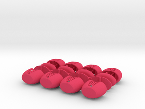 EXPO WHEEL - Tub (x8) in Pink Smooth Versatile Plastic