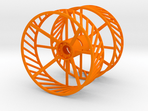 Gitterrad d43 in Orange Smooth Versatile Plastic