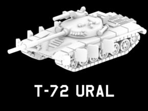 T-72 Ural in White Natural Versatile Plastic: 1:220 - Z