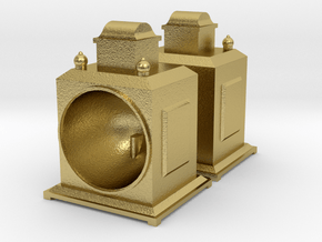1859 Kelly and Co. Locomotive Headlight in Natural Brass