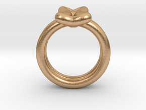 Bowtie Balloon Ring  in Natural Bronze