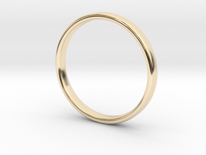 Sowt Ring - Simplistc Collection in 9K Yellow Gold : 4 / 46.5