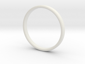 Sowt Ring - Simplistc Collection in White Natural Versatile Plastic: 4.5 / 47.75