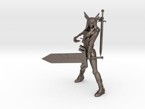 Magik from X-Men in Polished Bronzed-Silver Steel