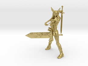 Magik from X-Men in Natural Brass