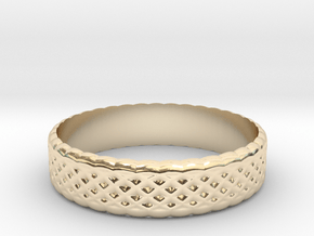 Weaved Ring in 9K Yellow Gold 