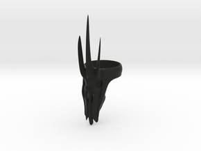 Sauron Ring - Size 5 in Black Smooth Versatile Plastic