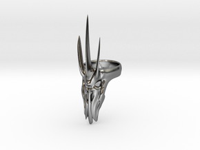 Sauron Ring - Size 5 in Polished Silver
